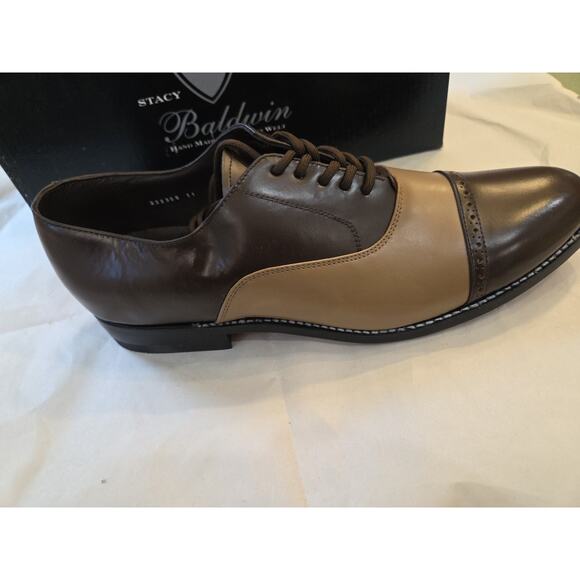 (New) Stacy Baldwin Regency Brown And Beige Size 11D Taup Formal Shose main image 6